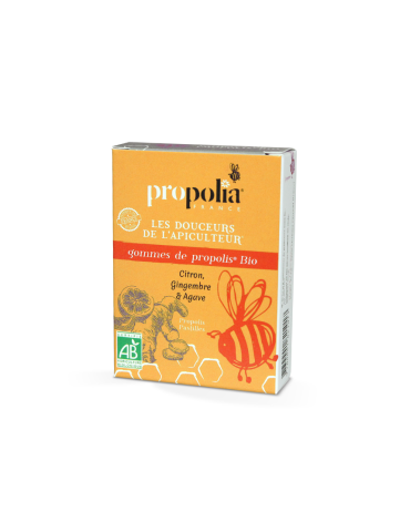 Organic Propolis Lemon Ginger Lozenges