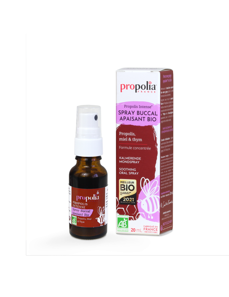 Organic Propolis Honey Thyme Throat Spray