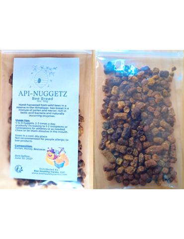 Api-Nuggetz Organic Bee Bread  1oz. Sample