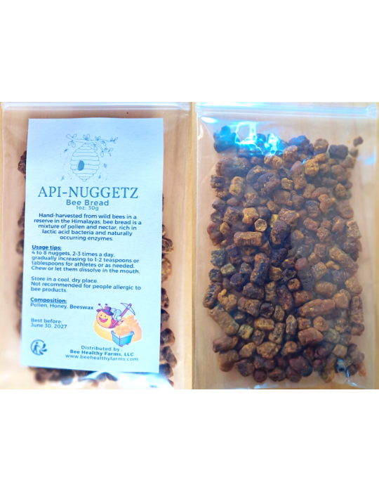 Api-Nuggetz, Organic Bee Bread 1oz Sample