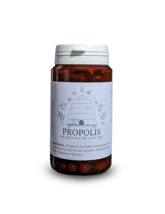 Bee Propolis Capsules, 500mg