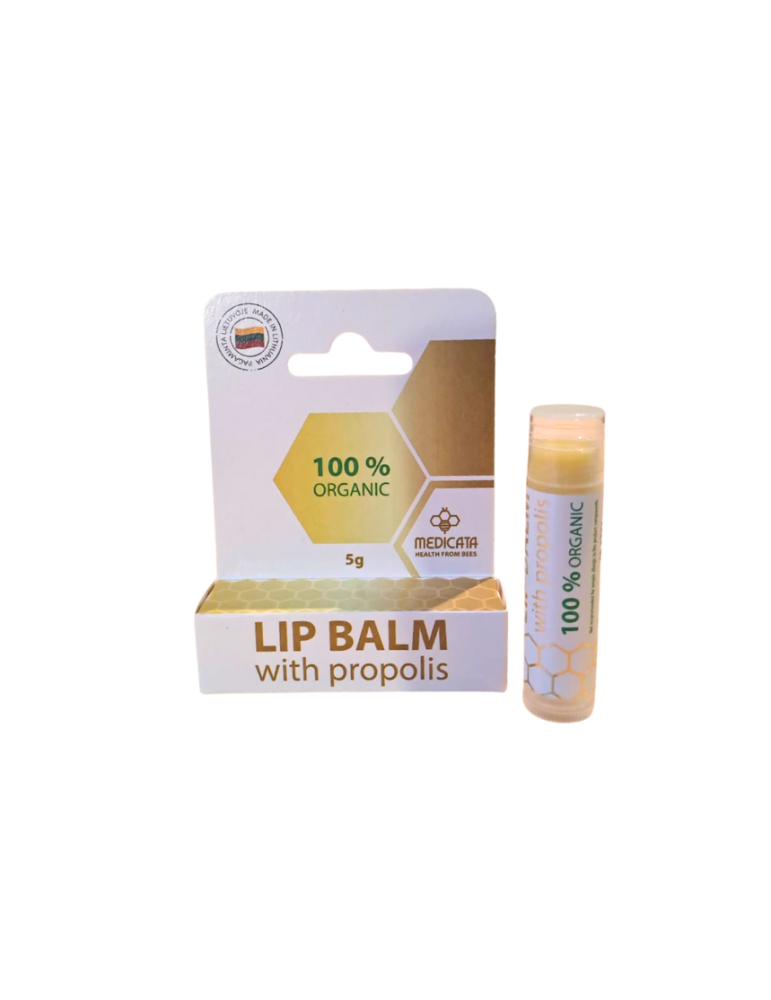 Organic Propolis, Beeswax Lip Balm