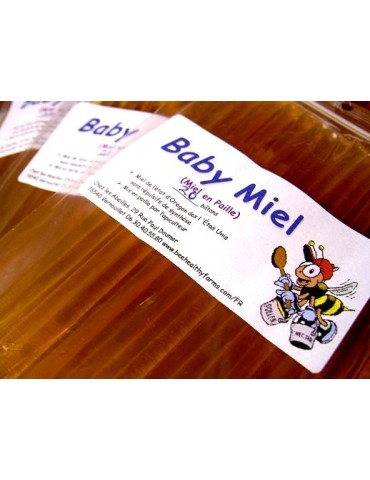 Honey Sticks with organic clover honey, 100pk 2