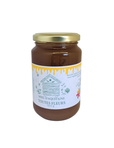 Bordeaux Wildflower honey, 13.9oz, 395g