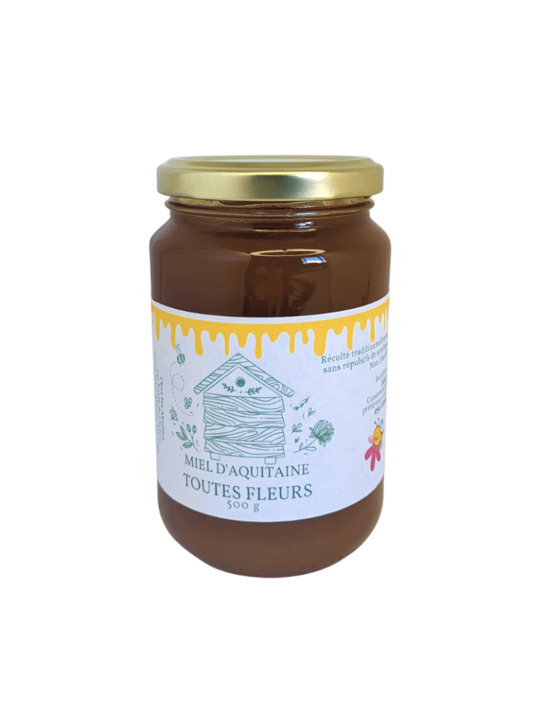 Bordeaux Wildflower honey, 13.9oz, 395g