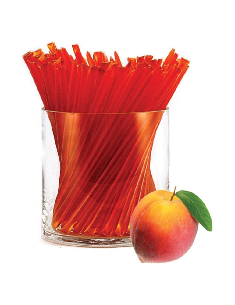Honey Sticks with Peach flavored honey - 100pk
