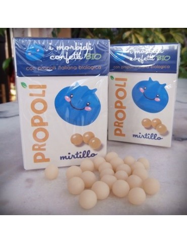 Organic Propolis, Blueberry Soft Candies