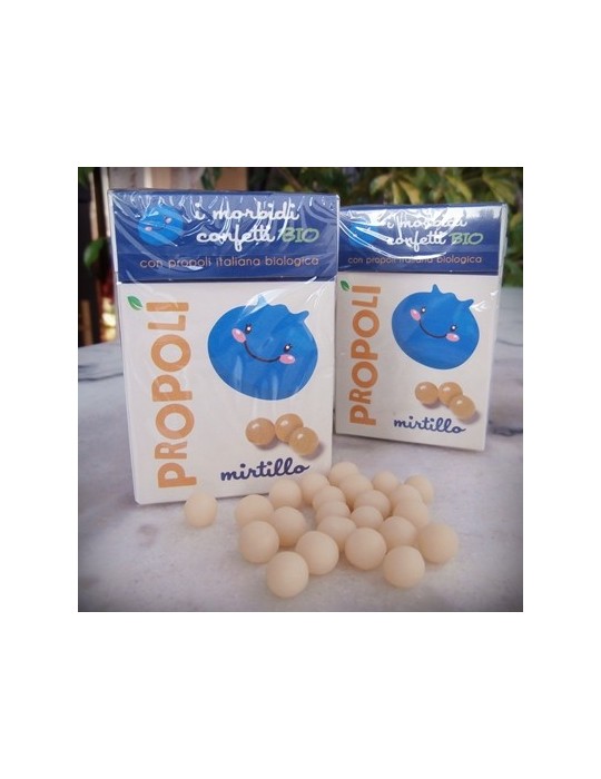 Organic Propolis, Blueberry Soft Candies