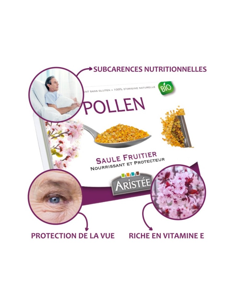 Fresh Organic Willow Plum Bee Pollen