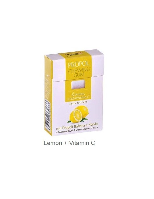 Propolis Lemon & Vitamin C Chewing Gum