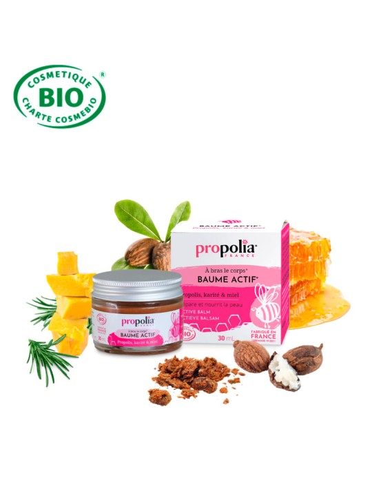 Organic Propolis, Shea Butter & Honey Skin Balm