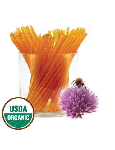 Organic Clover Honey Sticks - 50/pk