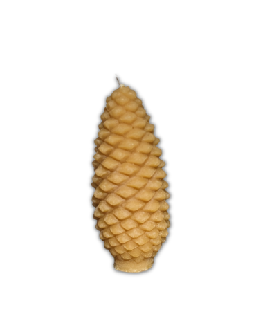 Pine Cone Beeswax Candle